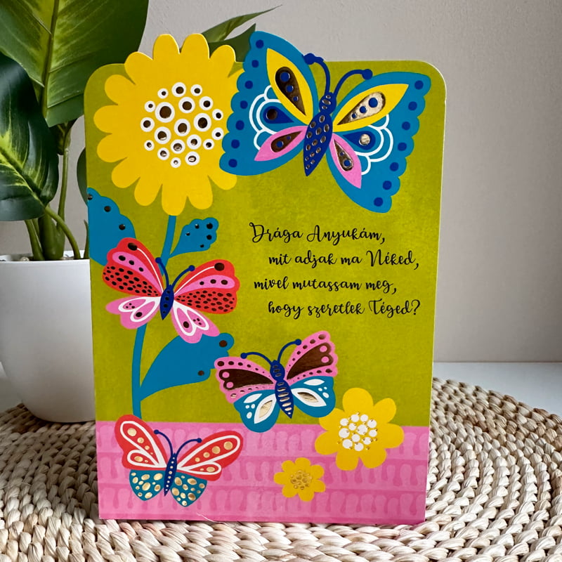 Drága Anyukám képeslap-köszöntő anyák napjára