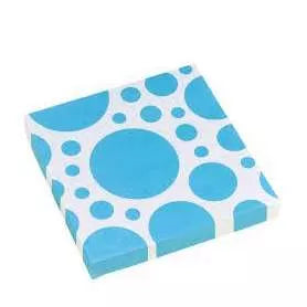 Kék pöttyös szalvéta, 20 db