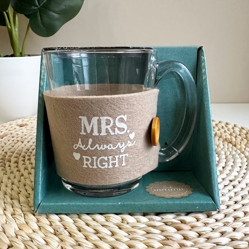 Mrs. always right - vicces teásbögre nőknek