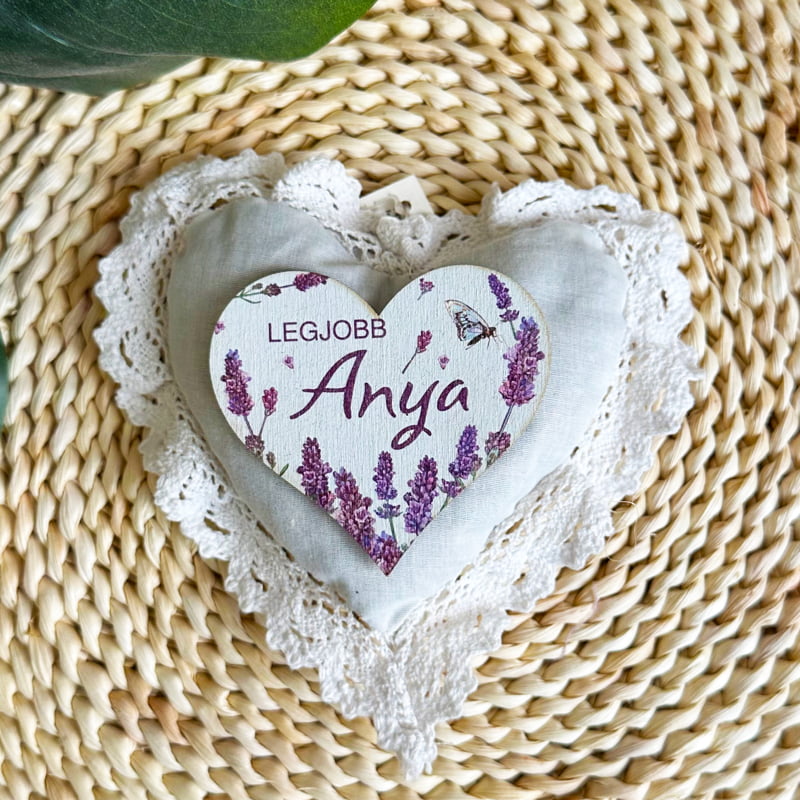 Levendula párna, Legjobb Anya felirattal