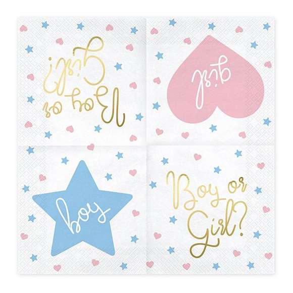 Babaváró szalvéta