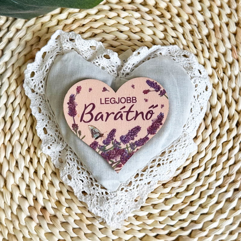 Levendula párna, Legjobb Barátnő felirattal