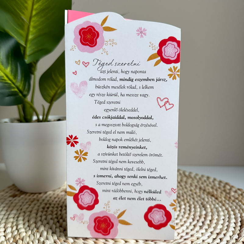Téged szeretni- szerelmes képeslap