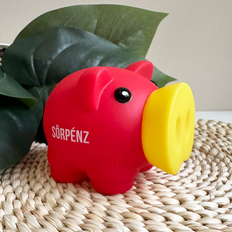 Sörpénz feliratos malacpersely