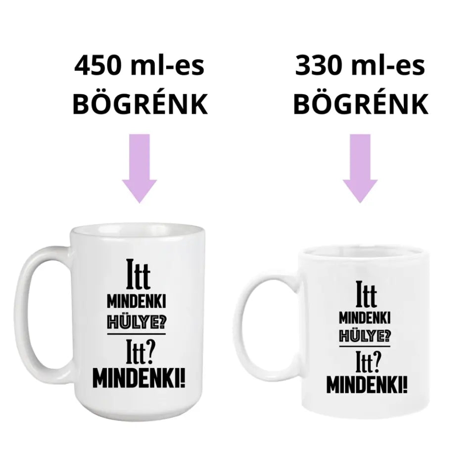 Vicces kávés bögre