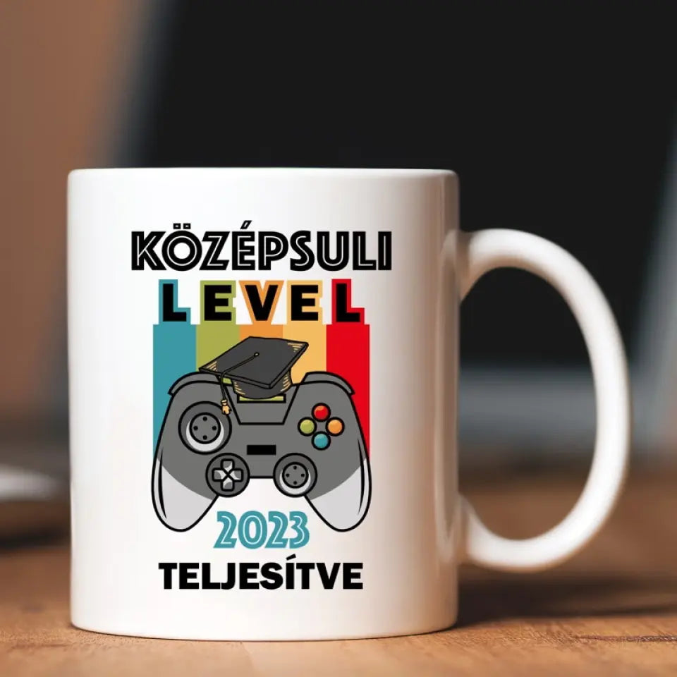 Gamer bögre - ajándék ballagásra