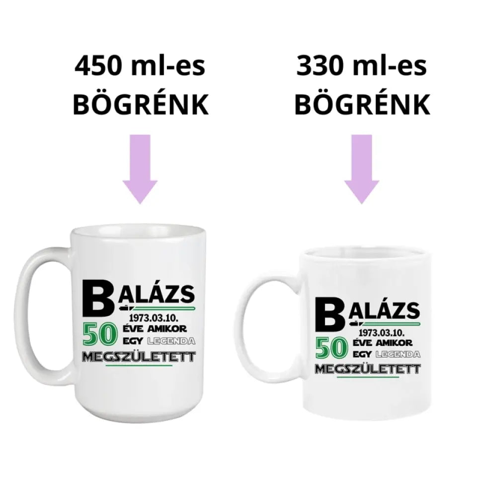 szülinapi ajándék ötlet férfinak 50. szülinapra 2 méretben