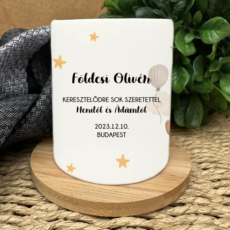 Cutie de botez pentru un băiețel