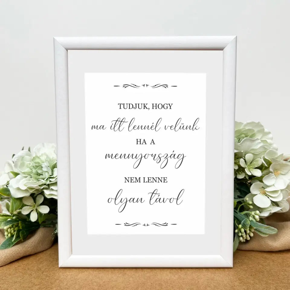 Megemlékezés - esküvői emlék kép