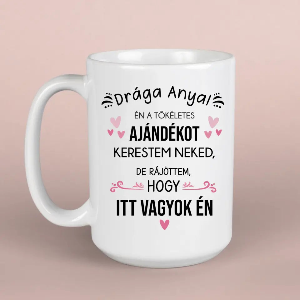 Vicces anyás bögre kedves ajándék anyának