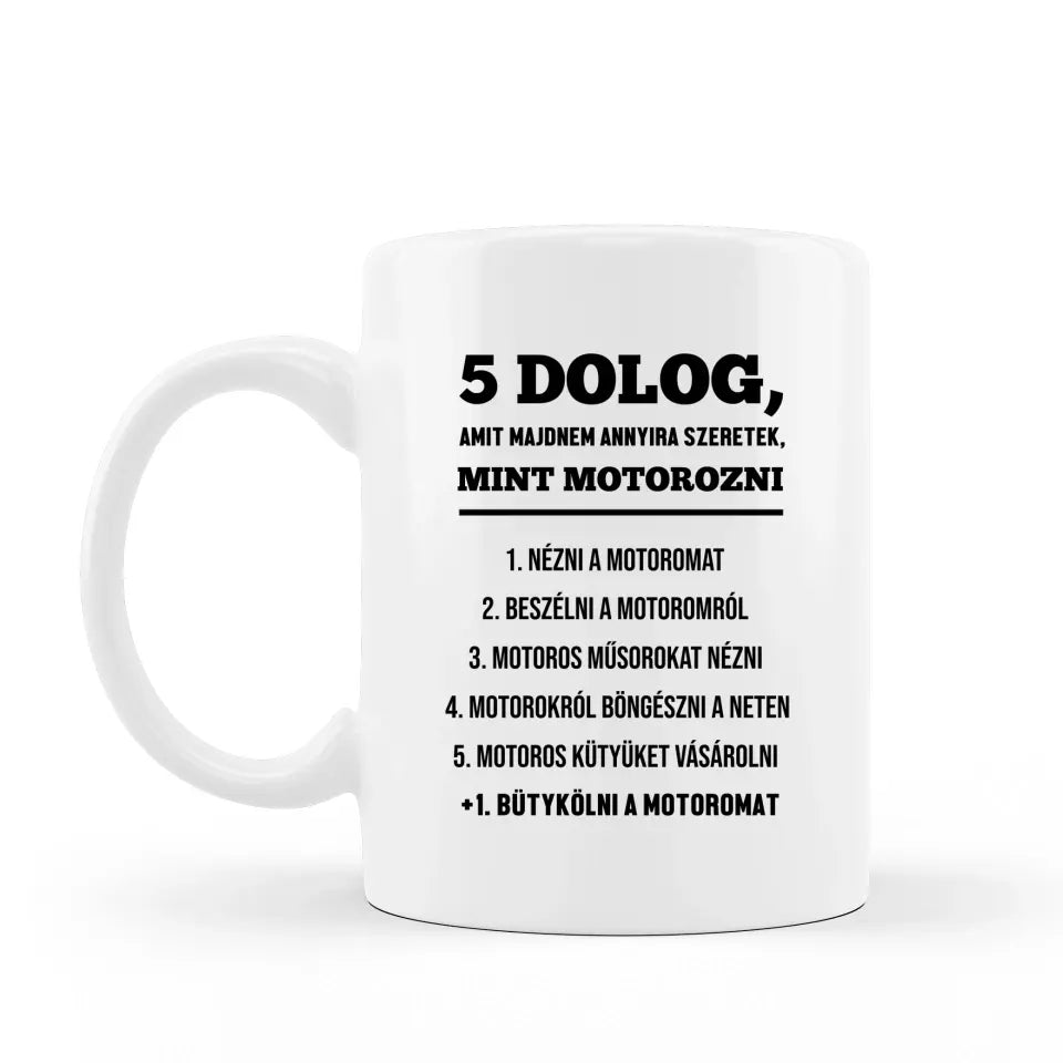 Vicces motoros bögre