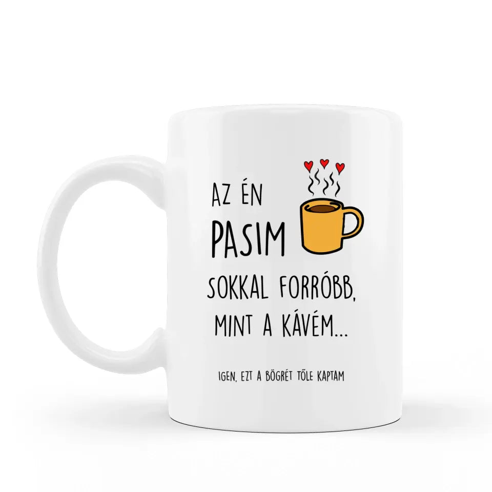 Vicces kávés bögre pároknak