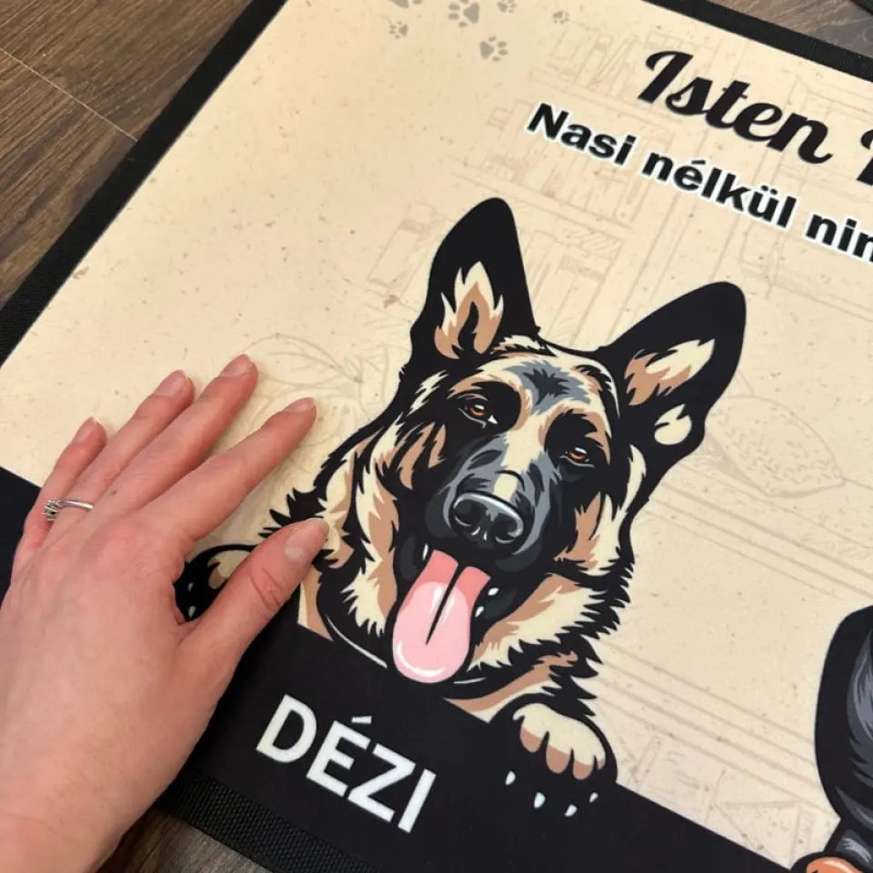 Vicces, kiskedvences lábtörlő gazdiknak