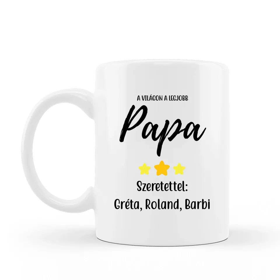 Apák napi bögre papáknak
