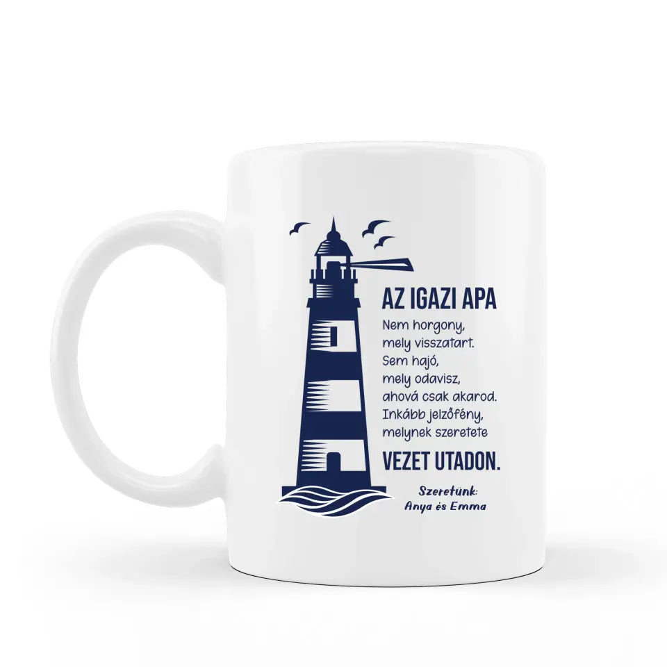 Világítótornyos bögre