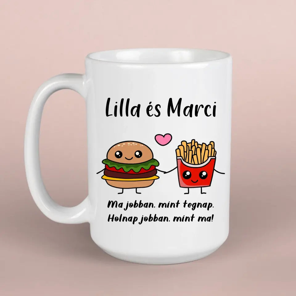 Hambi és krumpli - bögre pároknak