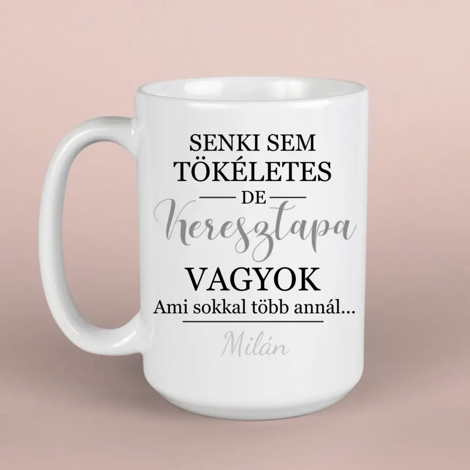 Keresztapa felkérő ajándék bögre