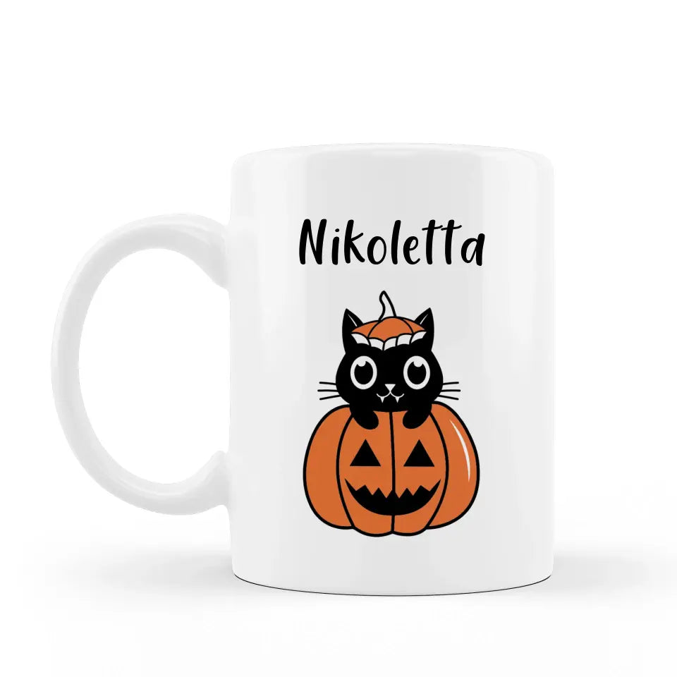 Cicás, töklámpásos bögre 