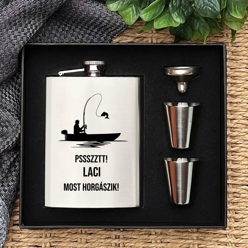 Horgászos ajándék - flaska horgászoknak