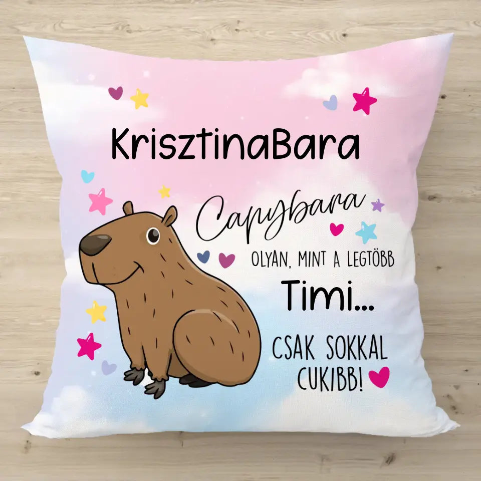 Capybarás párna 