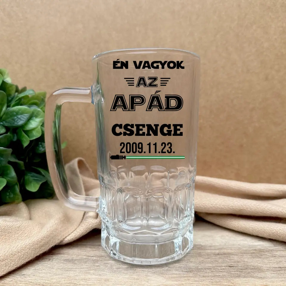 Vicces ajándék apáknak - söröskorsó