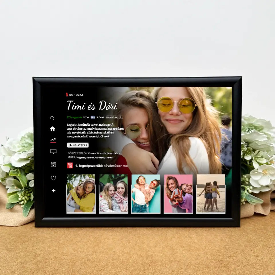 Sorozatos ajándék kép barátnőknek