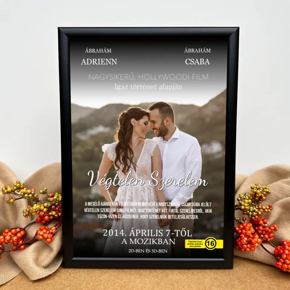 Filmes ajándék kép pároknak