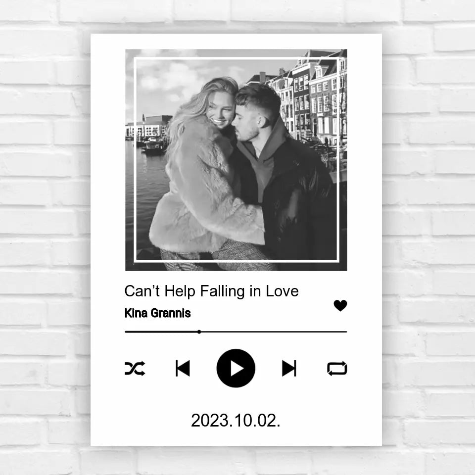 Egyedi fényképes ajándék pároknak, szerelmes ajándék