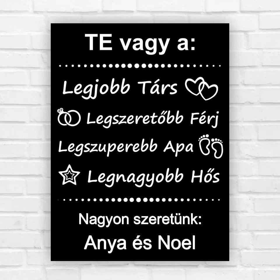 Apa csak egy van – asztali kép apának