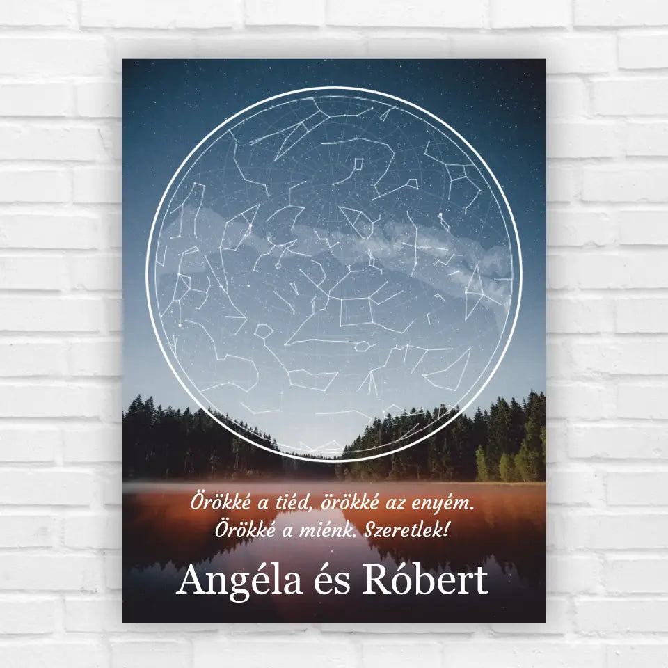 Csillag kép | örökké a miénk, romantikus ajándék, szerelmes ajándék