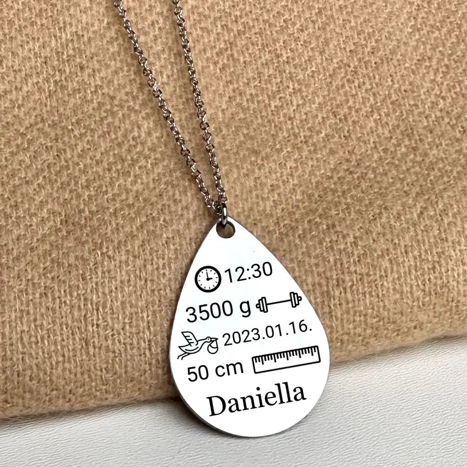 Baba emlékőrző nyaklánc