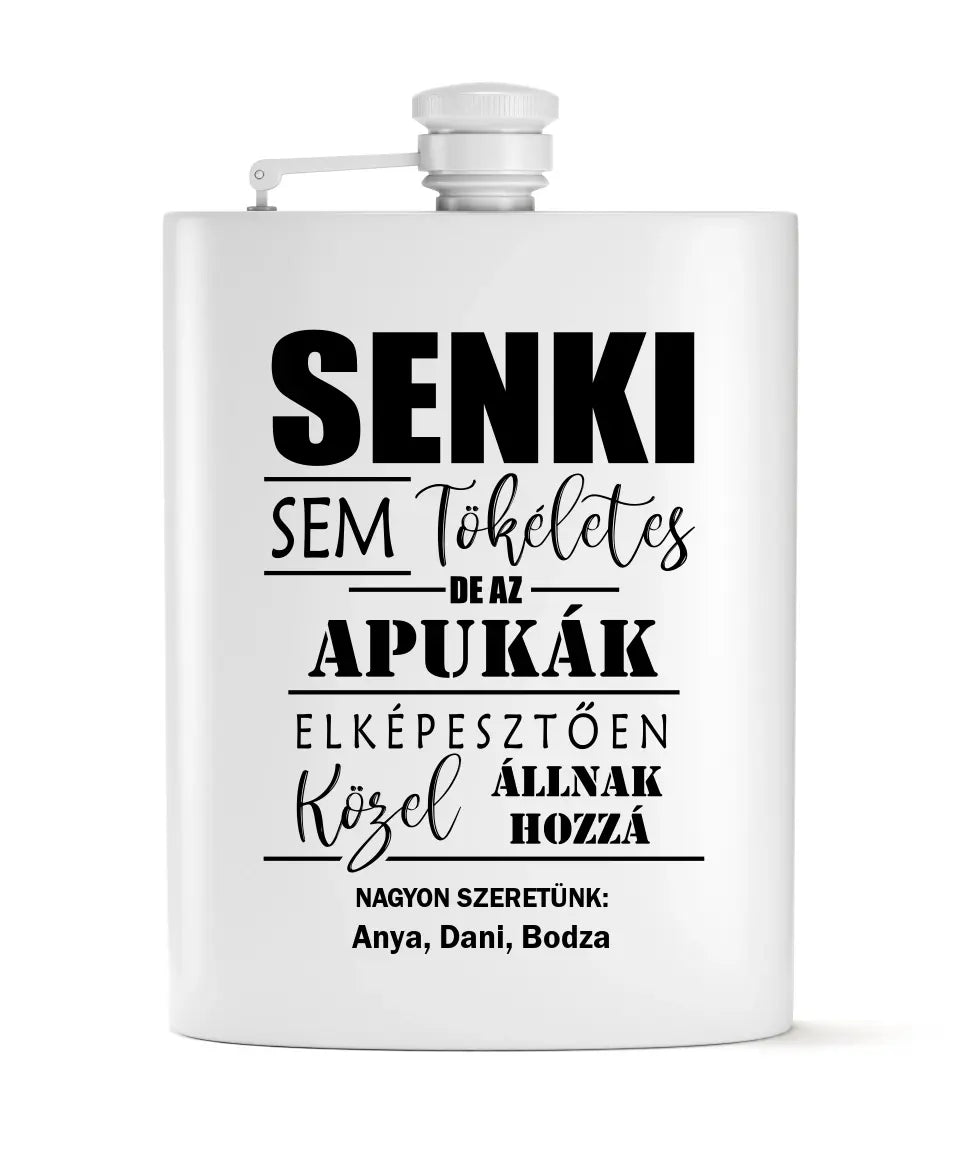 Apukás flaska a világ legjobb apujának, egyedi ajándék