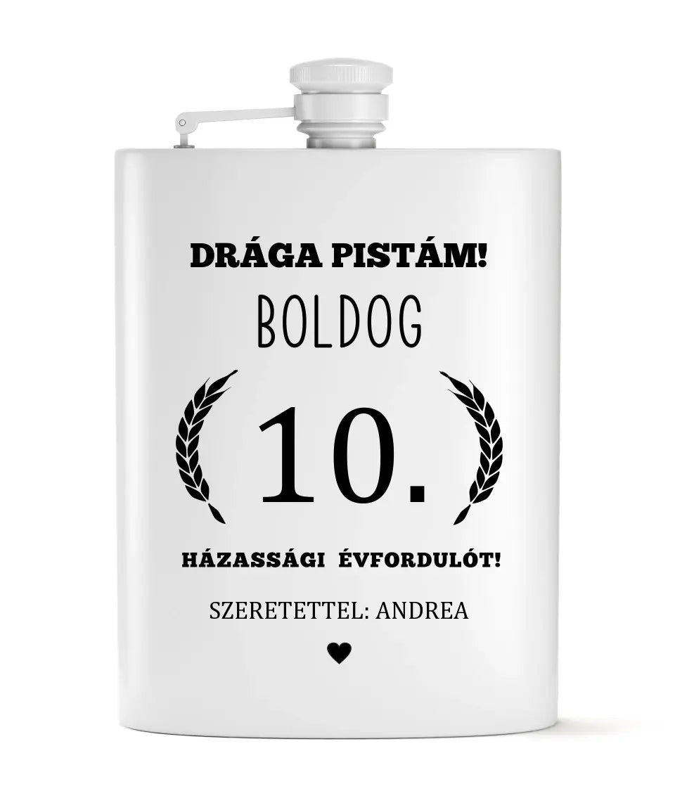 Flaska szett ajándék évfordulóra