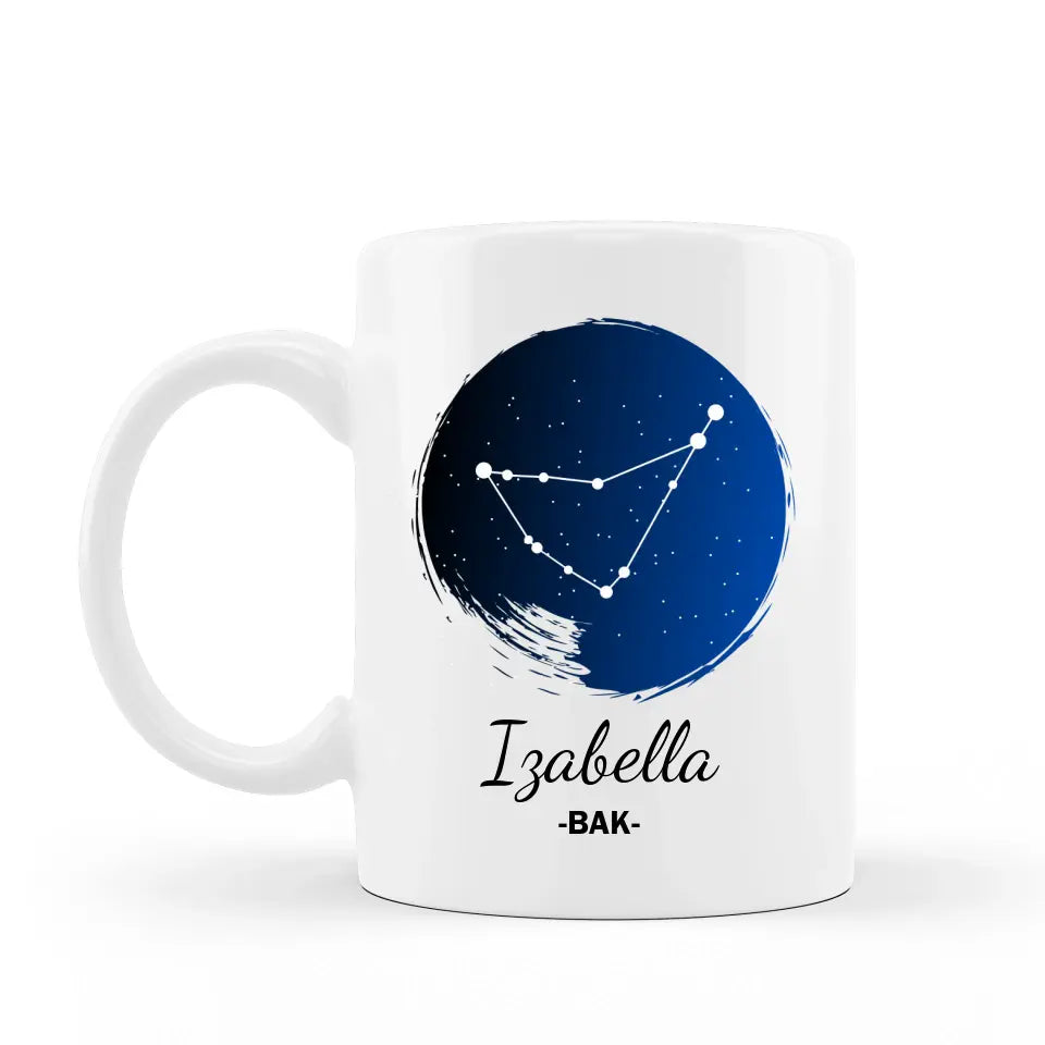 Csillagjegyes kerámia bögre