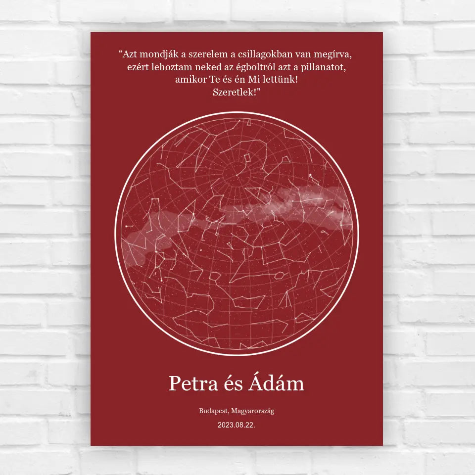 Marea Stelelor - cadou romantic din constelație pentru cupluri