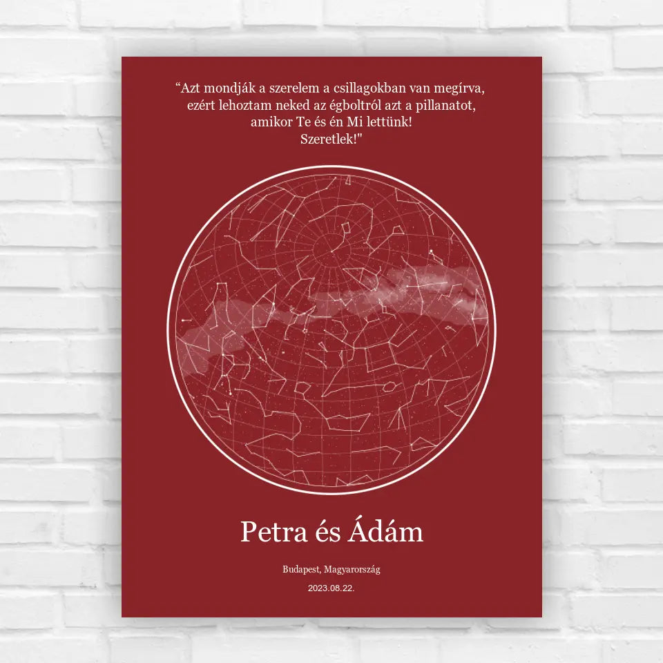 Marea Stelelor - cadou romantic din constelație pentru cupluri