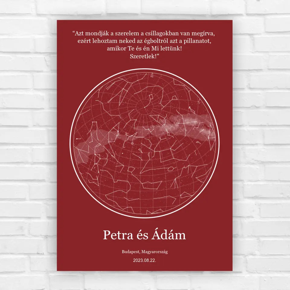 Marea Stelelor - cadou romantic din constelație pentru cupluri