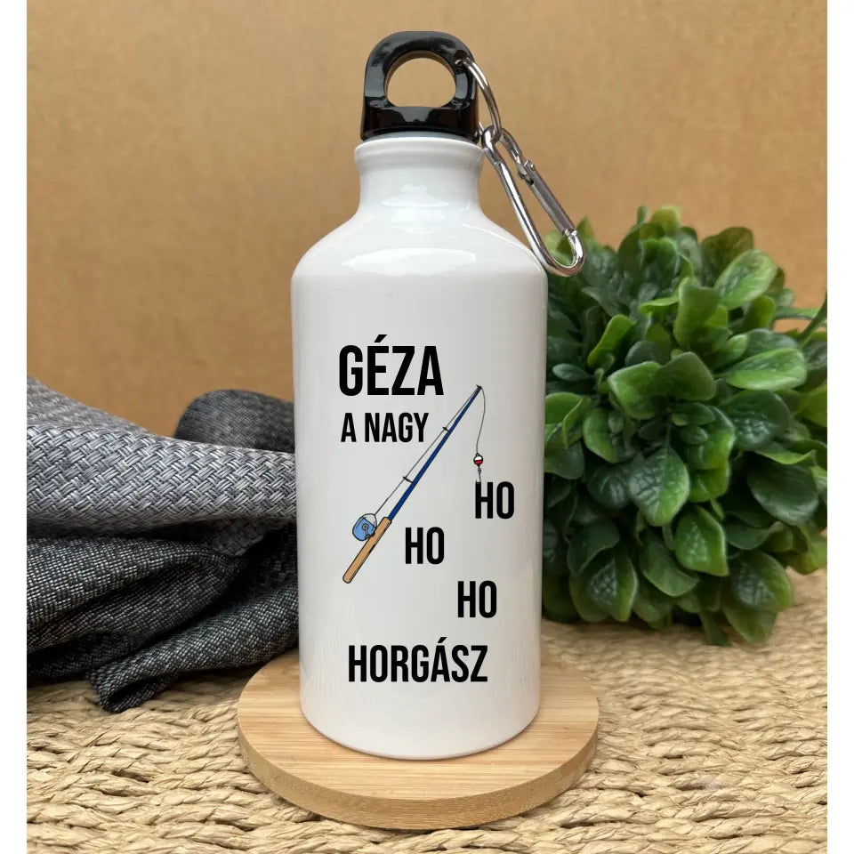 Praktikus ajándék horgászoknak - egyedi kulacs