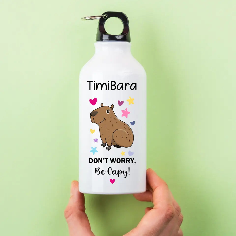 capybarás kulacs, ajándék ötlet kislánynak