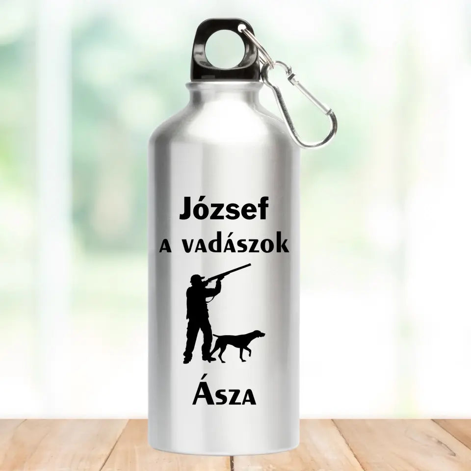 Legjobb vadász ajándék - saját neves kulacs