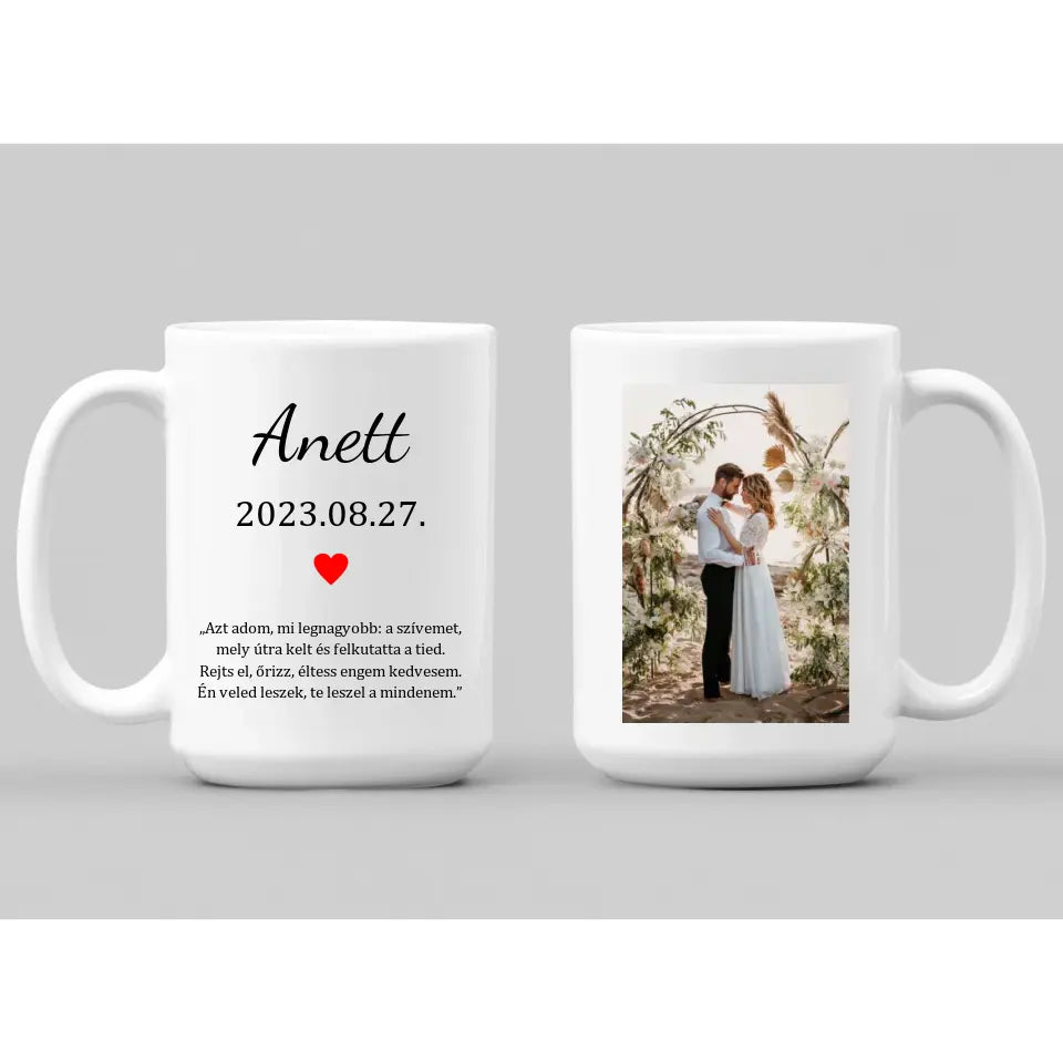 Első házassági évfordulós ajándék - egyedi ajándék