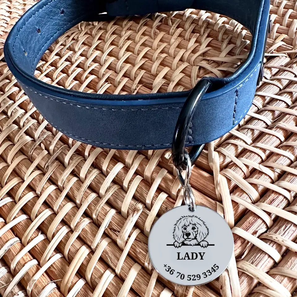 Uszkár kutyabiléta, egyedi medál