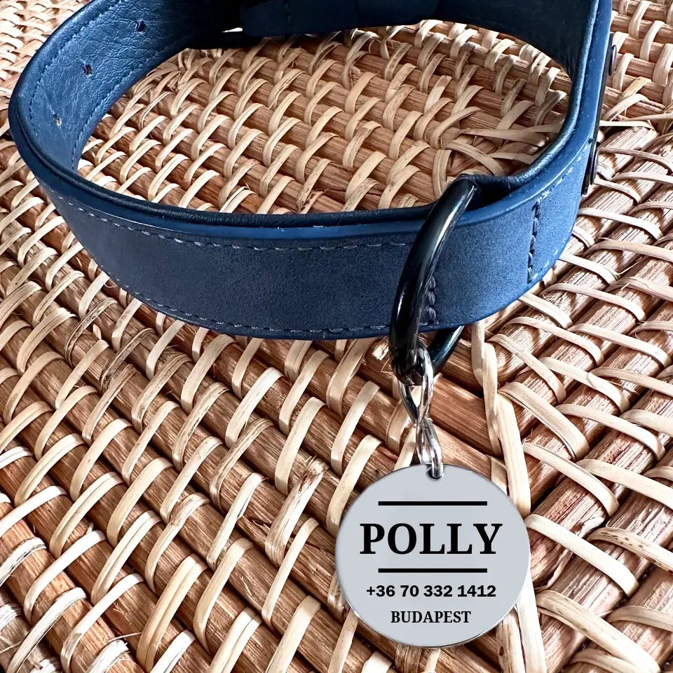 Kutyabiléta – gravírozott, egyedi kutyabiléta gravírozás, nemesacél medál