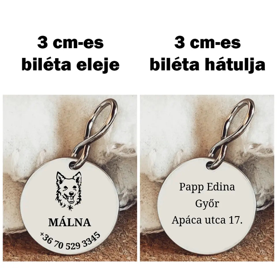 biléta Mudi kutyának