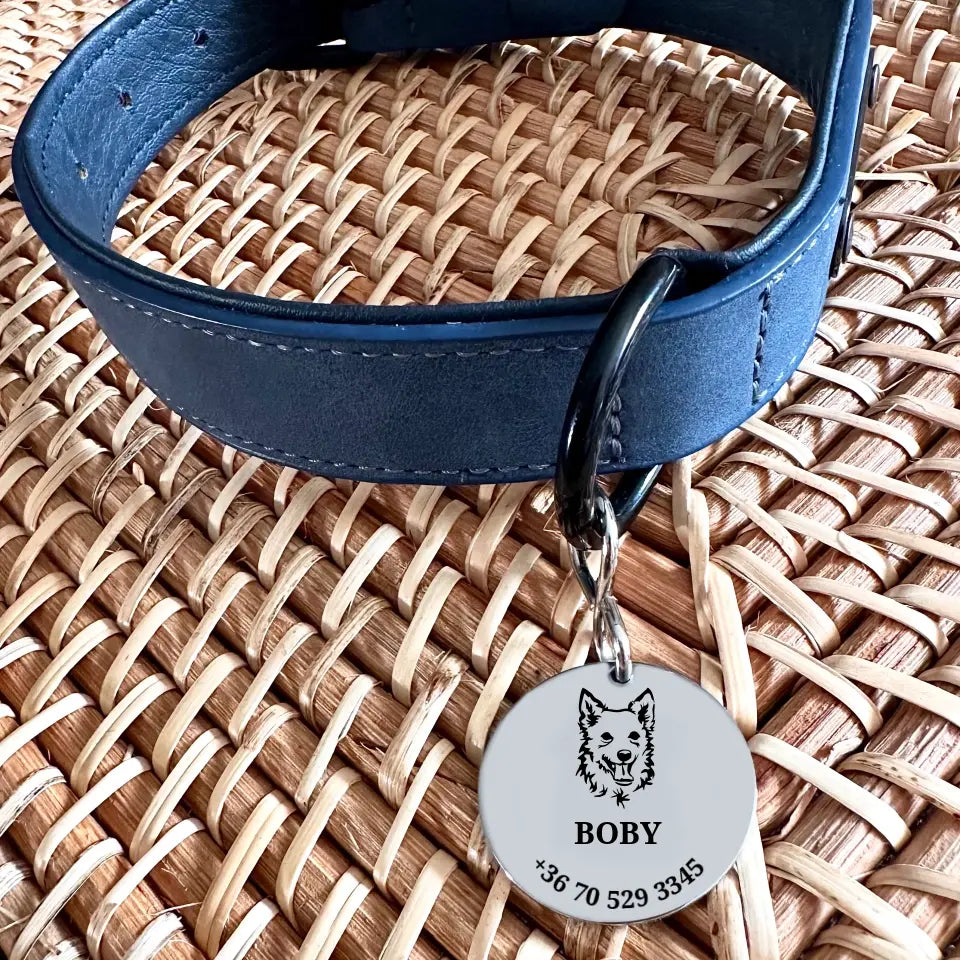  Egyedi biléta Mudi kutyának, egyedi grafikával