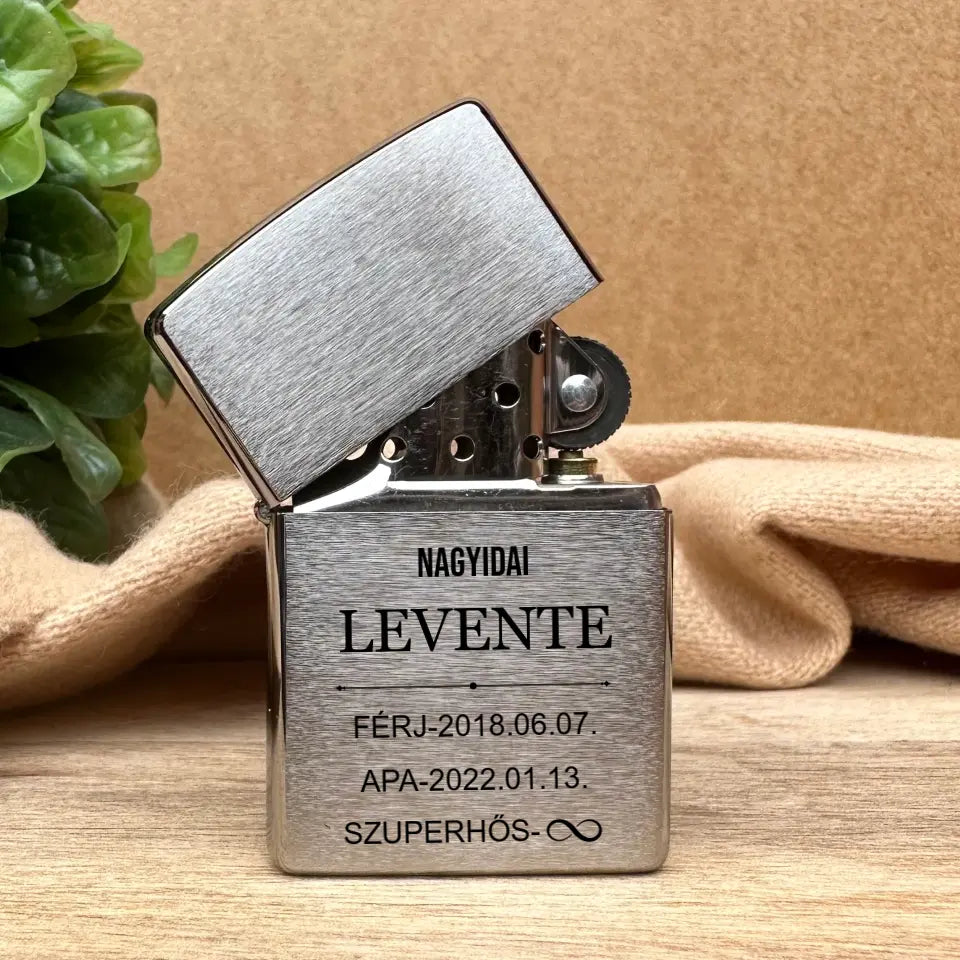 Zippo öngyújtó édesapáknak, születésnapra