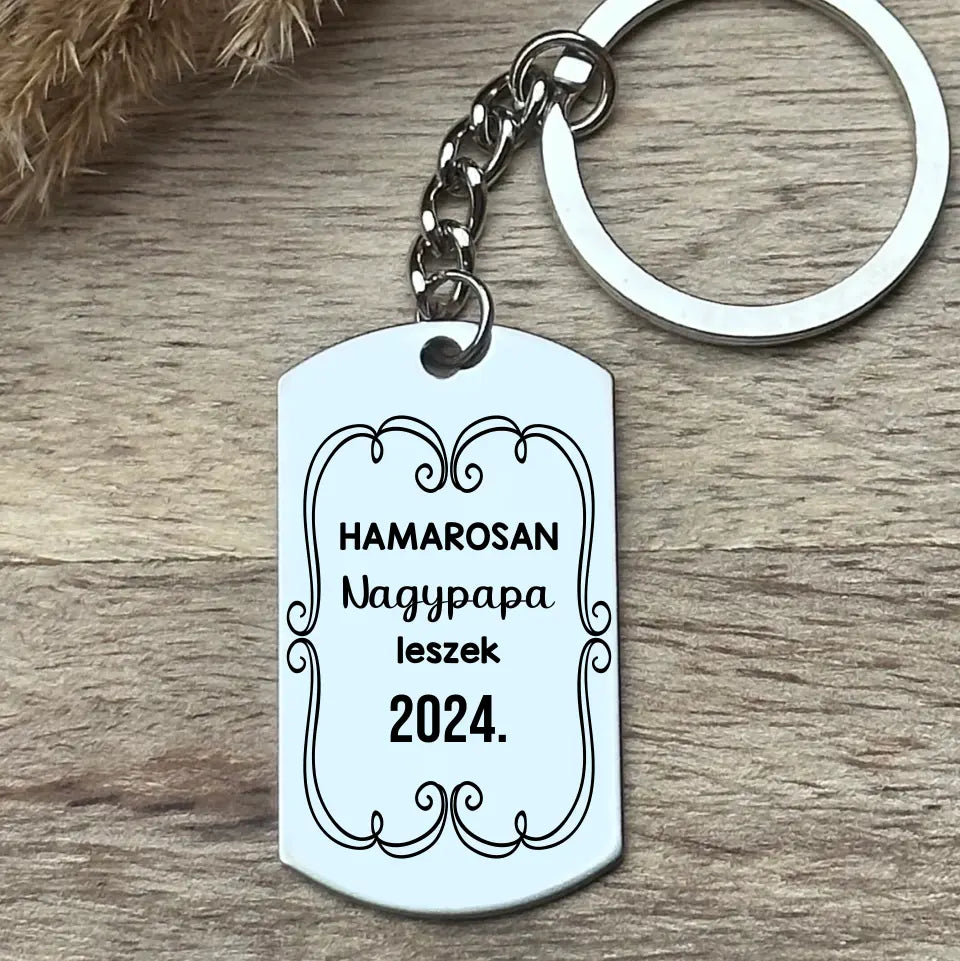 Nagypapa leszek kulcstartó