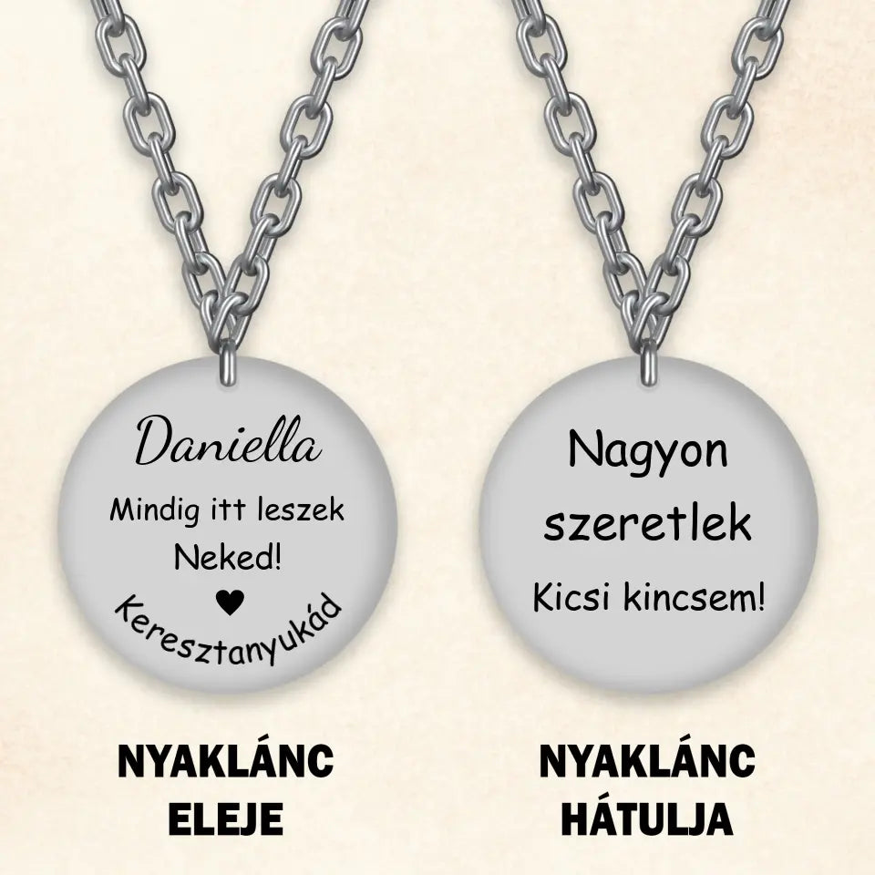 ajándék nyaklánc keresztelőre