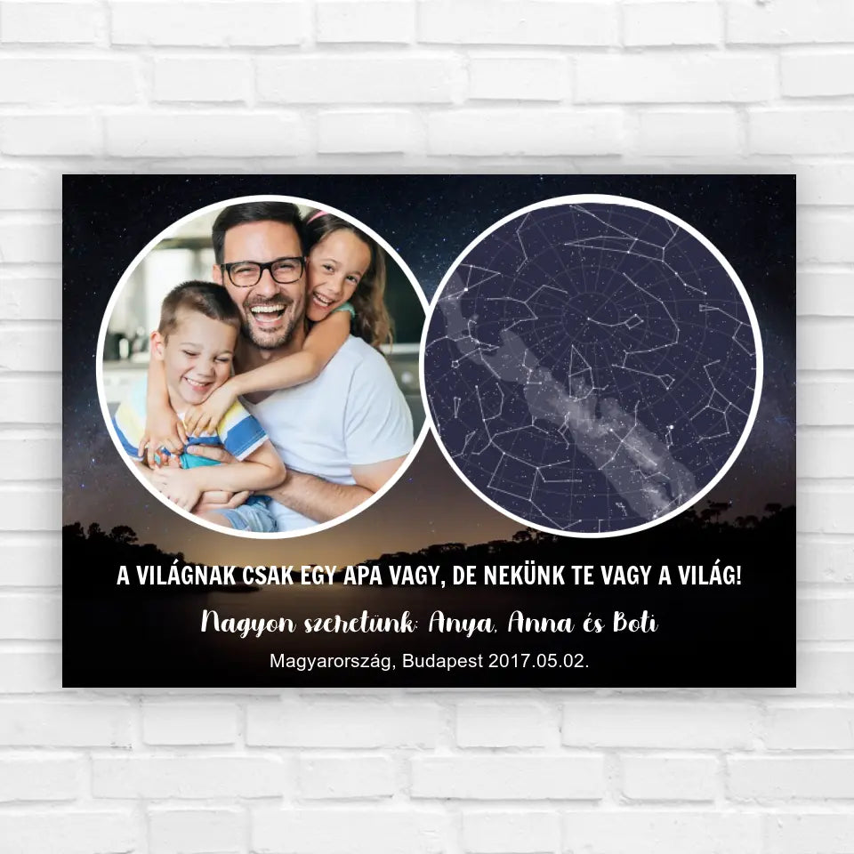 Csillagkép édesapáknak