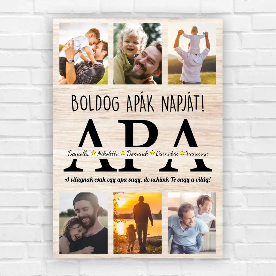 apák napi ajándék édesapának